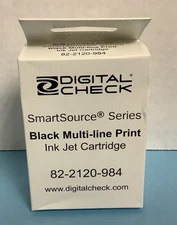 Digital Check 82-2120-984 SmartSource Series BLACK Multi Line Print InkJet