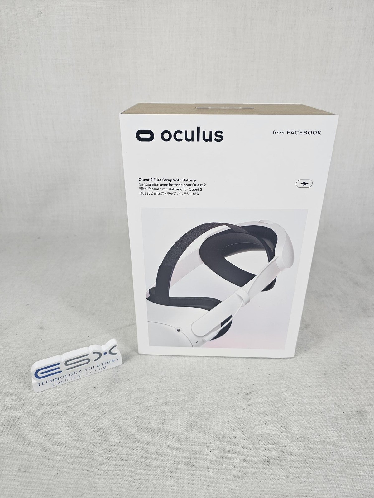 Oculus Meta Quest 2 Elite Strap with Battery, VR headset extended battery|ME29EM