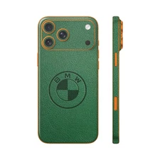 Phone Skin/Phone Wrap For iPhone, Samsung & Android BMW Logo leather Skin