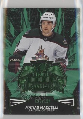 2022-23 SPx Finite Rookies Green 113/199 Matias Maccelli #F-35 RC 1e15