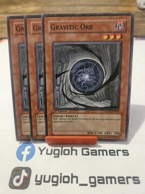 Yu-Gi-Oh Gravitic Orbb X3 TAEV 1st Edition Common  Played 