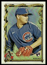 Javier Assad 2023 Allen & Ginter #119 Silver Portrait RC Cubs Baseball Card