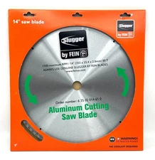 New in Pack Fein by Slugger Aluminum Cutting Saw Blade 14" x 80 T Made in Japan