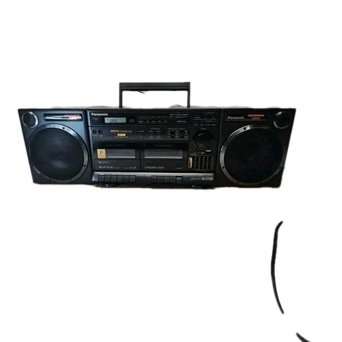 Panasonic RX-CT900 AM/FM Cassette XBS Portable Stereo System (XBS) Works Great