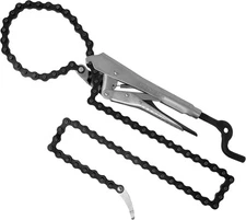 Locking Chain Pliers, Removable 48? Chain,Holds Up To 14" Diameter Pipes,PFC1048