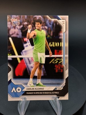 2026 Topps Now Tennis - Carlos Alcaraz #8 Youngest Reach Finals