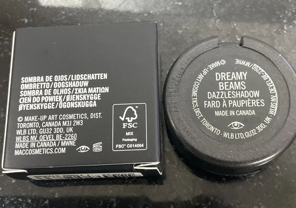 Mac Eye Shadow Dazzle Fard A Paupieres Dreamy Beams.03 oz Full Size NIB - Image 3 of 4