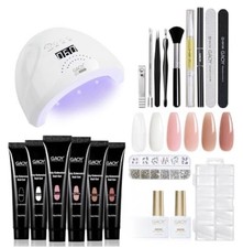 Set of Gel for Nails 6W Lamp LED Set Of Manicure Full / Complete Nail S