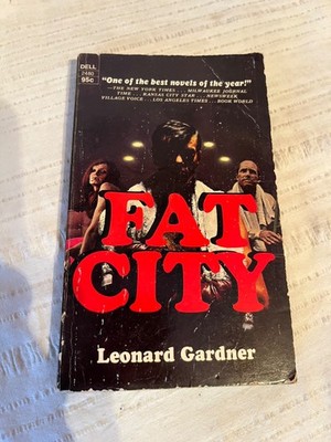 FAT CITY by Leonard Gardner Vintage 1970 Dell FIRST PRINTING Paperback Book