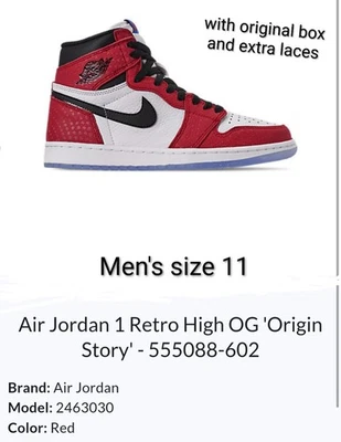 Preços baixos em Marvel x Air Jordan 1 Retro OG Special Box High