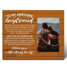 Boyfriend Picture Frame Gifts, I Love You with All My Heart, Valentine's Day ...