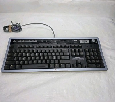 HP Hewlett-Packard PS/2 Multimedia Keyboard Wired Model 5209 #5187-3550 Tested