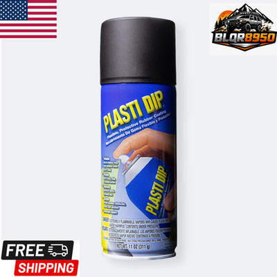 Plasti Dip Black Rubber Coating Spray 11-fl oz Waterproof Peelable Aerosol
