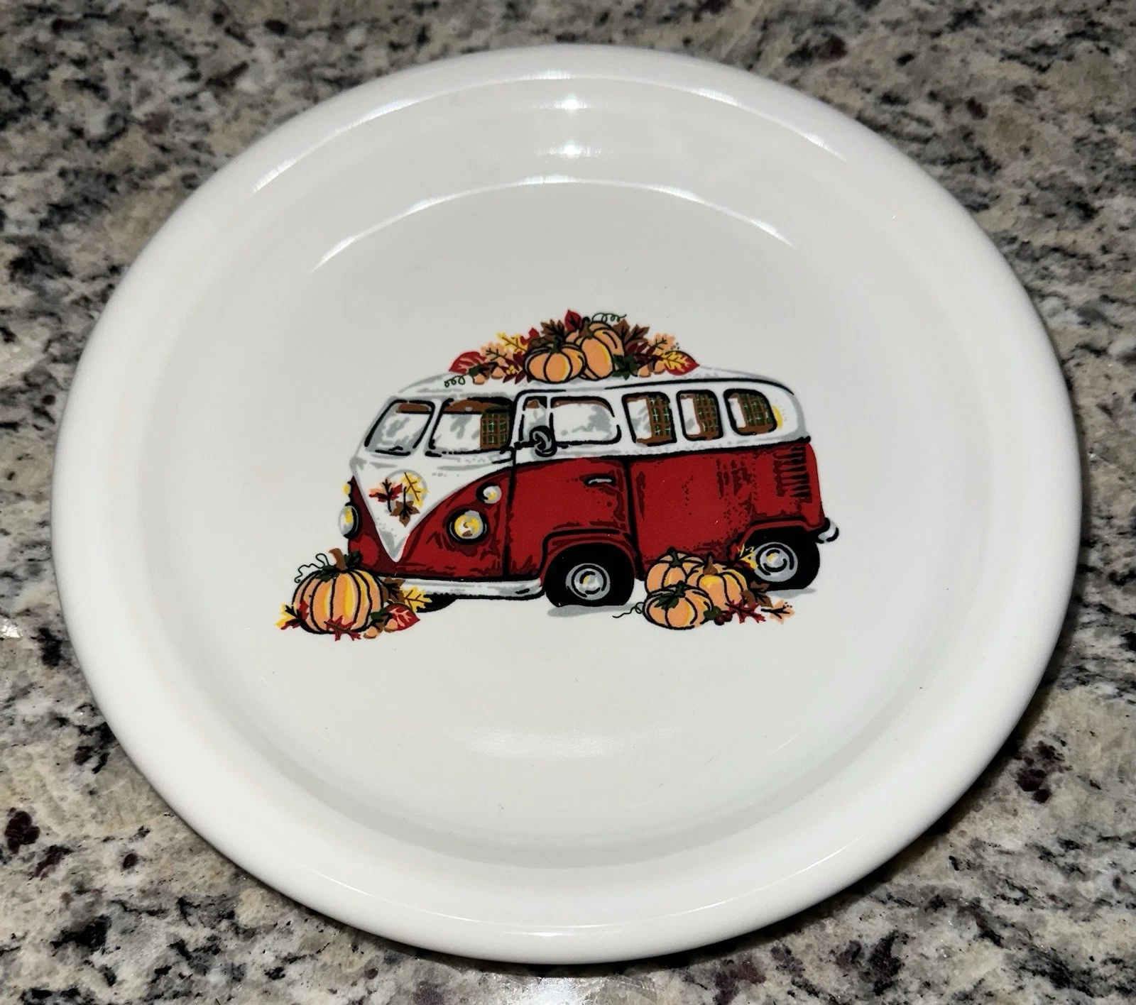 VW Bus Harvest Bistro Salad Plate - Thumbnail 4