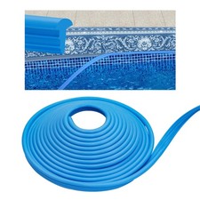 Bloqueo de cuentas de piscina enrollable, bloqueo de revestimiento de piscina para sobre el suelo y en el suelo azul
