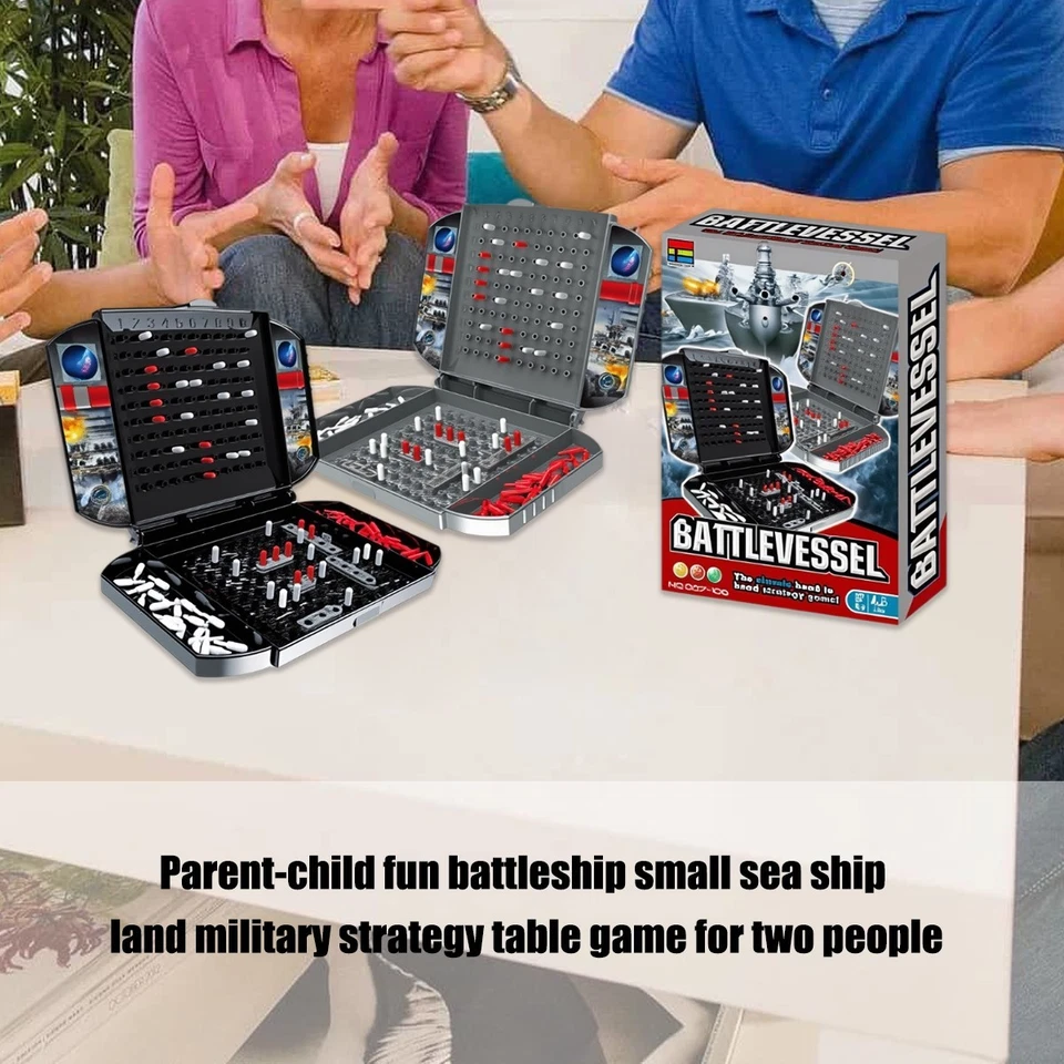 Battleship The Classic Naval Combat Strategy Board Games Board Two-player Board - Image 3 of 4