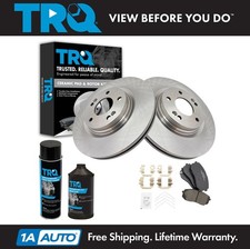 TRQ Front Posi Ceramic Disc Brake Pad & Rotor Kit w/Chemicals for Sonata Optima