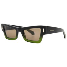 Ferragamo Brown Cat Eye Ladies Sunglasses SF2006S 316 53 SF2006S 316 53