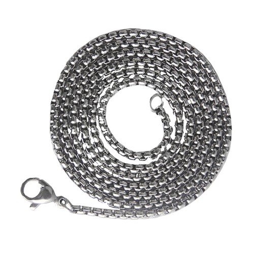 Collier en acier inoxydable pour femmes, Style Simple, sans pendentif, 1 pièce - Foto 1 di 12