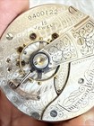 Vintage Waltham Pocket Watch Movement & Dial 15J Jewel Parts Or Repair — photo 2