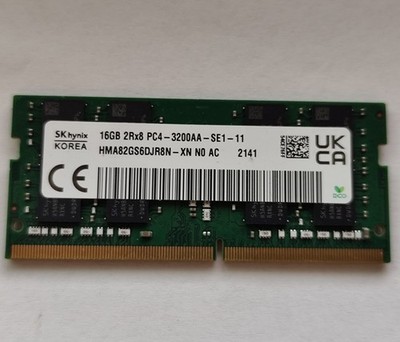 SK hynix 16GB DDR4 3200 SO-DIMM PC4-3200 HMA82GS6DJR8N-XN Notebook RAM