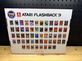 ATARI FLASHBACK 9 110 GAMES MINI CONSOLE COMPLETE SPACE INVADERS + FROGGER 2018
