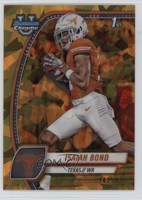2024 Bowman U Chrome Sapphire Gold 14/50 Isaiah Bond #60 11oh