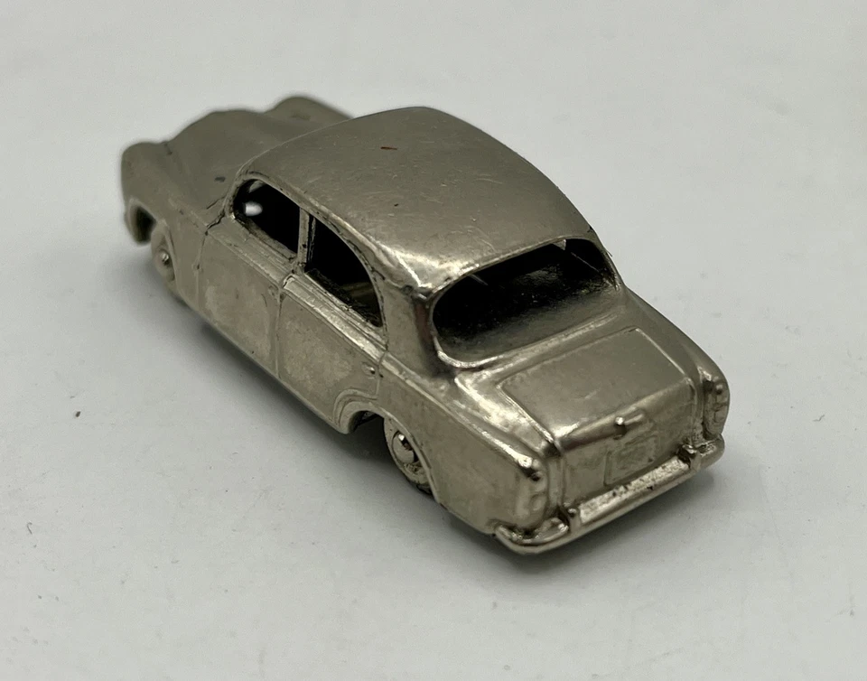 PEUGEOT 403 chromé au 1:88° - CIJ Micro-Miniature M2 ou M52? - 1950’s - TBE - Photo 3/4
