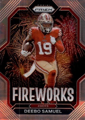 Deebo Samuel - 2022 Panini Prizm - #F-17 - Fireworks Football