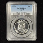 1956 50C PF66 PCGS Type 1 Proof Franklin Half Dollar