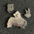 DISNEY PIN LOT ATTRACTION SPLASH MOUNTAIN RARE BRER FOX LOG BRER RABBIT MINI PIN — photo 6