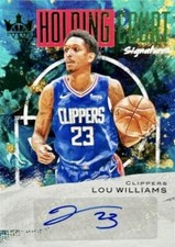 2020 Court Kings Lou Williams Clippers NBA Auto Holding Court Signature #HC-LOU
