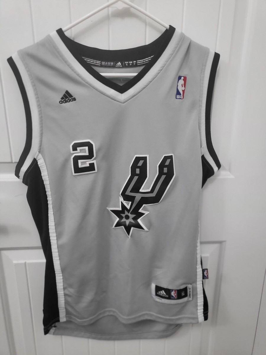 adidas サンアントニオスパーズ カワイ・レナード ユニフォーム XL 2番 Nba San Antonio Spurs Basketball Adidas Grey Jersey #2 Kawhi