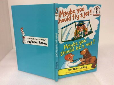 Maybe You Should Fly A Jet by Theo LeSieg Dr Seuss 1980 First