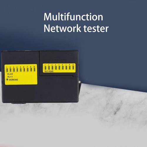 Multi-functiona lNetwork Cable Tester Rj45 Rj11 CAT5 Lan Ethernet Line Tester - Photo 7/9
