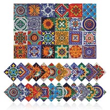 Tile Stickers Wall Decor Bathroom Kitchen Wall Sticker Waterproof PVC Decorat...