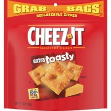 Kellogg'S Cheez It Extra Toasty Cheese Crackers, 0 g Trans Fat (7 OZ, 6/Case)