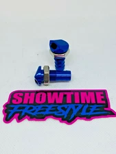 2x Jet Ski 3/8 Bypass Fitting 45deg Pisser Yamaha Waverunner Kawasaki 550 Blue