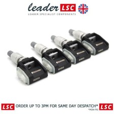 Tyre Pressure Sensors x4 TPMS Vauxhall GENUINE Cascada Insignia NEW 13598775
