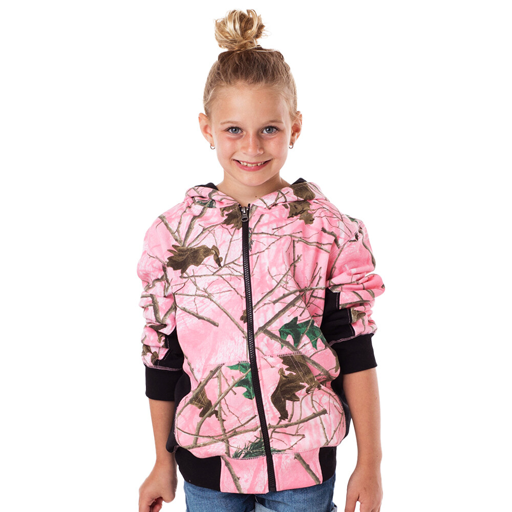 Veste Realtree Femme Rose Camouflage Quarter Zip - Taille S - Chasse