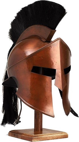 Medieval Armour King Leonidas Greek Spartan Roman Helmet Warrior Headwear Costum - 第 1/5 張圖片