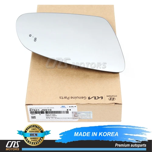 GENUINE Side View Mirror Glass RIGHT w/ Heated Blind Spot for 18-23 Hyundai Kona