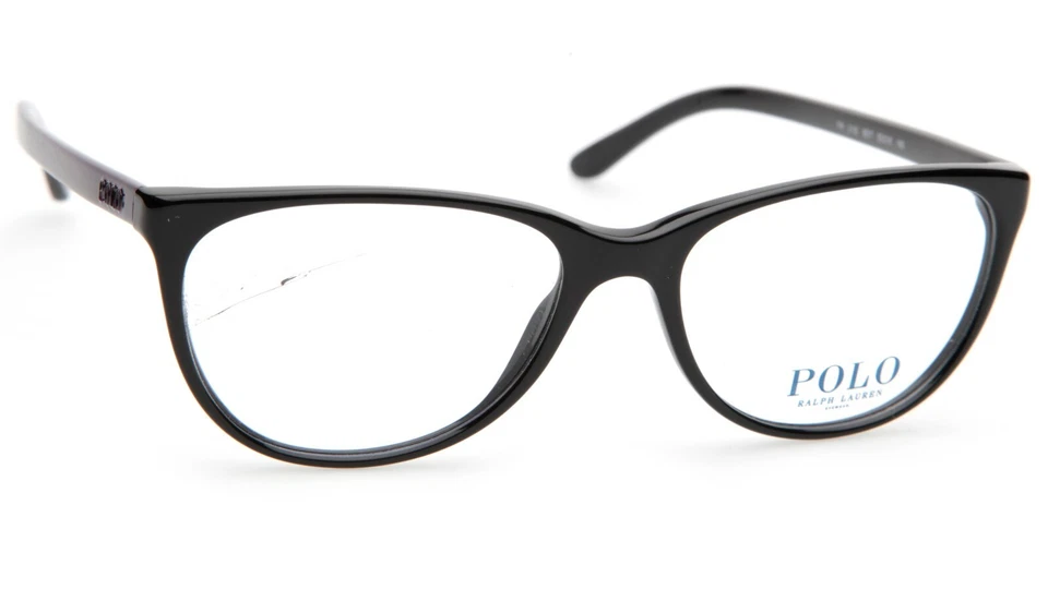 阅读 POLO RALPH LAUREN PH 2130 5517 黑色/紫色眼镜 52-16-145 B38 毫米 — 第 3/4 张图片