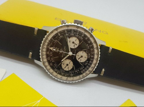 RARE 1969 BREITLING NAVITIMER CHRONOGRAPH 806 MAN'S WATCH BOX ,PAPERS & TAG/J011 - 第 5/9 張圖片