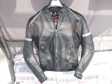 Motorrad Lederjacke Vanucci Herren Kombijacke Leder Gr 46