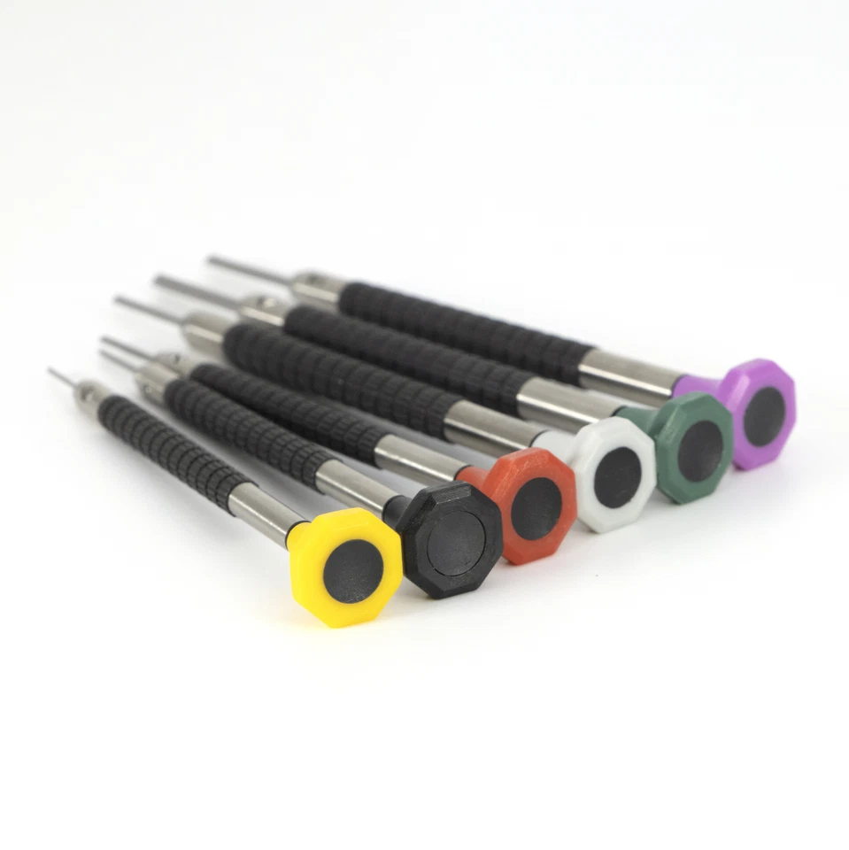 TIMELAB Hoja en T Reloj Joyería Pulsera Reparación Destornillador Kit Herramienta 6 PIEZAS Foto 4 de 4