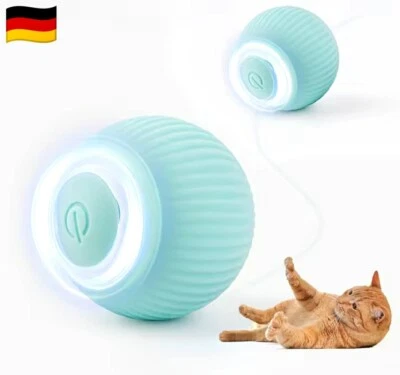 MARKENLOS Katzenball Spielzeug Automatisch Rollendes Intelligentes Katzenspiel Speedball
