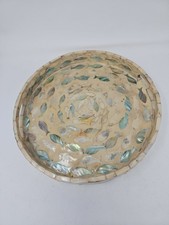 Mother of Pearl Abalone Tray Inlay Fish Motif...