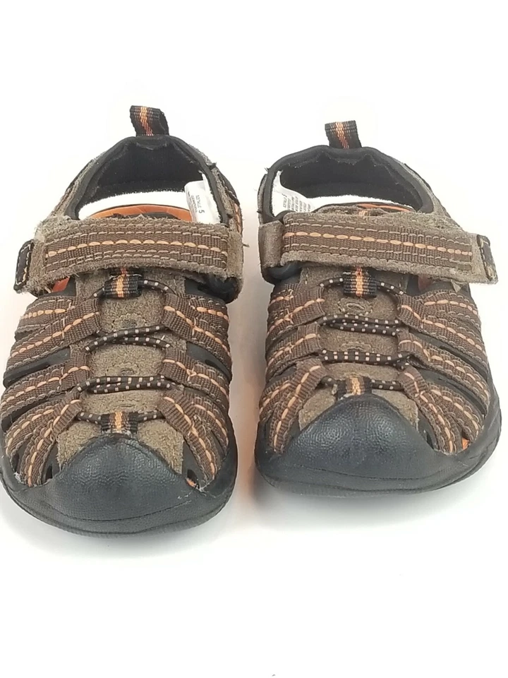 Sandalias Circo marrón y naranja para niños talla 5 Foto 2 de 4