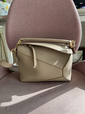 loewe puzzle bag small tan | eBay
